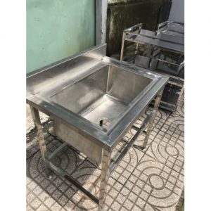 Chậu rửa 1 hộc 700 x 600 x 750mm - Inox 201