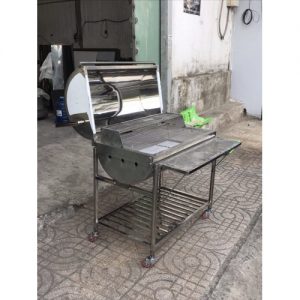 Lò nướng Inox cao cấp 500mm x 800 mm có nắp đậy