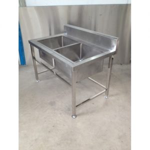 Bồn rửa inox 2 tầng