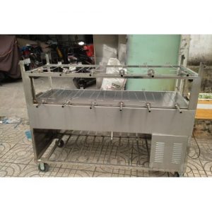 Lò quay gà vịt 600 x 1550 x 12 con (6 con 2 tầng)